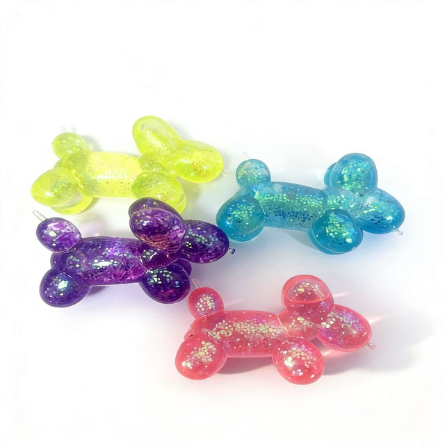 Hot Sale New Design Colorful Maltose Glitter Handheld Device Sensory Stress Fidget Toys Squishy Stress Ball Capsule Toy