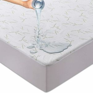 Protège-matelas imperméable Premium 100% Couvre-<span class=keywords><strong>lit</strong></span> respirant à poches profondes avec housse de matelas de refroidissement en <span class=keywords><strong>tissu</strong></span> d'air 3D - Product Image 6