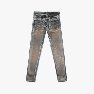 Jeans en denim pour homme de haute qualité, coupe skinny, marque AM Street, vintage, ciré, taille mi-haute, hiphop, respirant, streetwear, Y2K, OEM ODM - Product Image 5