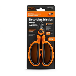 Tijeras de electricista de 8 pulgadas de alta resistencia para cortar cables y realizar mantenimiento - Product Image 2