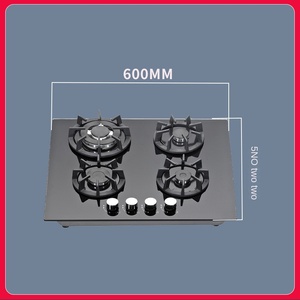 Table De Cuisine Portable Camping à 5 Brûleurs de 30 Pouces Nouveau Design, Table De Cuisson à Gaz à 4 Brûleurs avec Verre Noir - Product Image 5