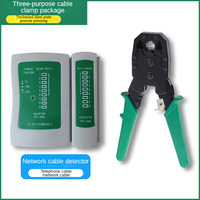 Testeur de câble réseau RJ45 RJ11 de qualité supérieure, outil de test de câbles multifonction Cat5 Cat6 UTP