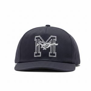 Gorra de Béisbol de 5 Paneles de Algodón con Cierre a Presión, Personalizada OEM, con Logotipo Bordado Plano, Sin Estructura, de Alta Calidad - Product Image 3