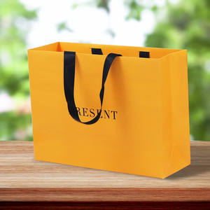 Bolsa de Papel Kraft Impresa Personalizada, Bolsa de Compras Reciclable con Asa para Comercio Minorista - Product Image 5