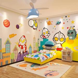 Karikatur <span class=keywords><strong>Anime</strong></span> Ultraman Tapete Superman Wandtuch Kinderzimmer Thema Wandtuch Jungenzimmer Schlafzimmer Nachttisch Hintergrundtapete - Product Image 1