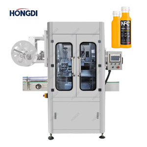 เครื่องติดฉลากแบบหดรัดด้วยความร้อนอัตโนมัติระบบ PLC ความเร็วสูง สำหรับขวดและกระป๋อง พร้อมอุโมงค์หดรัดสำหรับเครื่องดื่ม - Product Image 2