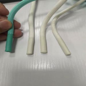 Cordons de serrage 100 % polyester avec extrémité en silicone pour sweats à capuche, sacs, vêtements et textiles de maison – Finition colorée enduite - Product Image 2