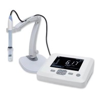 IKEME pH-mètre de Laboratoire de Paillasse avec Sonde, Testeur de Qualité de l'Eau, pH-mètre Numérique de Paillasse pour Aliments, Cosmétiques, TDS, EC et Salinité