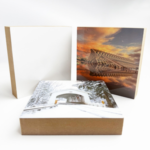 Lễ Tạ ơn cây trống <span class=keywords><strong>MDF</strong></span> thăng hoa Khung ảnh thủ công hiển thị các tác phẩm vẽ tay của trẻ em tăng trưởng gia đình - Product Image 3