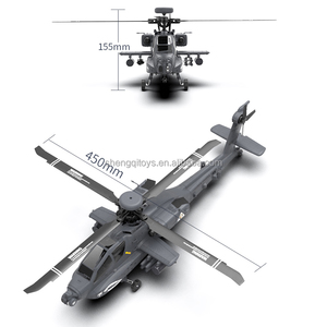 Hélicoptère télécommandé LK Toys 1/32 F11-S <span class=keywords><strong>AH64</strong></span> RC 2.4G 6CH sans ailerons 6G/3D avec GPS - Product Image 4