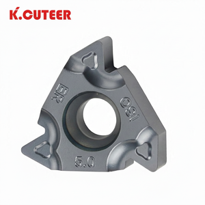 Inserto de Carburo Cementado con Rosca Externa 22ER para Mecanizado de Piezas de Acero en Barra de Herramientas SER para Torno CNC - Product Image 1