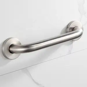 304 Stainless Steel Shower Grab Bar Brushed Nickel Bathroom Balance Handle Bar Safety Hand Rail Support Grab Bar for disabled