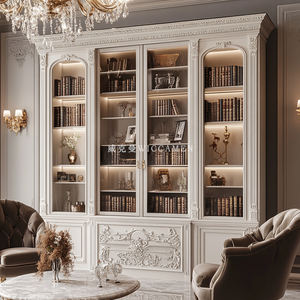 Libreria Aperta in Legno Massello Stile Europeo Personalizzabile per Soggiorno e Camera da Letto, Mobile Modulare Ecologico Tradizionale per Tutta la Casa 6 - Product Image 2