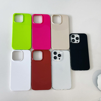 Coque en silicone souple de couleur bonbon brillante pour iPhone 16 15 14 13 12 11 Pro Max Plus, coque carrée antichoc ultra-fine