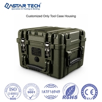 Caja de Plástico Resistente para Equipos, Color Verde Oscuro, Diseño de Molde Personalizado, Moldeo por Inyección, Directo de Fábrica OEM