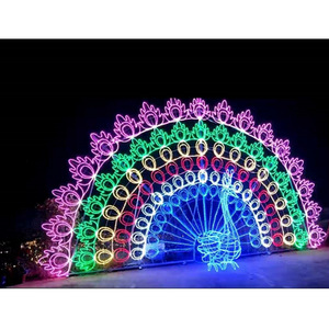 Luces LED con Tema de Pavo Real <span class=keywords><strong>Evermore</strong></span>, Iluminación Decorativa con Clasificación IP65 para Grandes Centros Comerciales y Aplicaciones de Paisajismo - Product Image 4