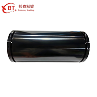 Rouleau de guidage en aluminium anodisé dur noir BT013 |   Rouleau de guidage de surface anti-usure industriel, personnalisé OEM
