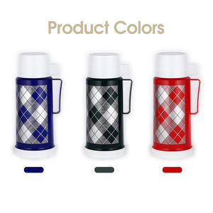 SUNLIFE Bình Giữ Nhiệt PP Lót Thủy Tinh Màu Trắng 0,6L + 1,0L + 1,8L Chịu Nhiệt Độ Cao - Product Image 2