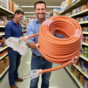6ft SJTW AP C5 a NEMA 5-15P Cable de alimentación de CA a prueba de agua de 3 clavijas Extensión de cable 15A Corriente nominal Enchufe de EE. UU. Estándar - Product Image 2