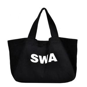 Custom Logo Printed Reusable Vintage <b>Canvas</b> <b>Tote</b> Bag with <b>Canvas</b> Handle Open Closure Fashionable Gift for Women - Product Image 2