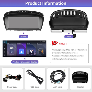 Pantalla Táctil Multimedia Inalámbrica Apple CarPlay Linux para Automóvil, para BMW Serie 5 3 E60 E61 E62 E63 E90 E91 E92 E93 Sistema CCC CIC - Product Image 6