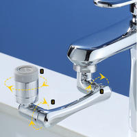 Robinet à filtre anti-éclaboussures moderne et universel Robinets d'évier de cuisine Adaptateur d'extension Aérateur de robinet de salle de bain pivotant