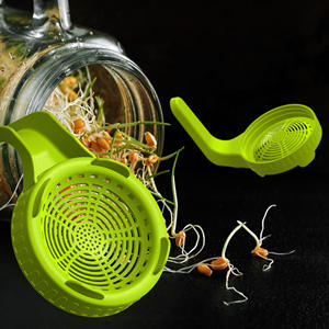 Vaso di vetro macchina per cavoli con schermo Base di vetro per la coltivazione di verdure per la gelatina torta di zucchero cibo per bambini gomma da masticare - Product Image 1