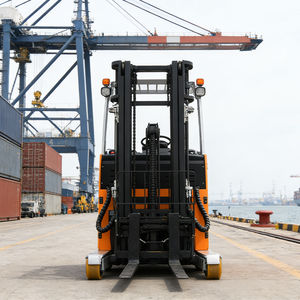 Alat Pengangkat Hidrolik 1,5 Ton dengan Penggerak Samping, Tipe Stand-up Stacker, Tinggi Angkat 3m untuk Aplikasi Logistik Gudang - Product Image 3