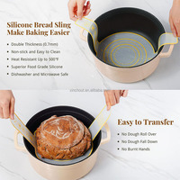 Kit complet de cuisson du pain au levain, Livre de recettes et guide double usage, Fouet danois, Pot à levain, Couteau à levain, Tapis de levage, Racloir, Doublure en coton