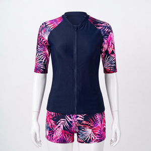 <b>BJJ</b> MMA <b>Rashguard</b> Women's Short Sleeve Compression UPF50+ Waterproof Breathable Spandex/Polyester Anti-Rip Quick Dry No-Gi - Product Image 1