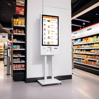 Kiosque tactile personnalisé avec logo, machine de libre-service, kiosque de restauration rapide, terminal de paiement POS, écran tactile POS