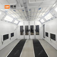 Chauffage électrique Brûleur diesel Tension personnalisée Installation sur site Filtration de l'air Cabine de pulvérisation pour voiture Certifié CE Atelier de réparation automobile