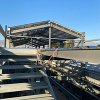 Estructura de Acero Prefabricada con Certificación CE Q355 para Construcción de Almacenes, Oficinas, Fábricas y Talleres, Alta Resistencia al Viento