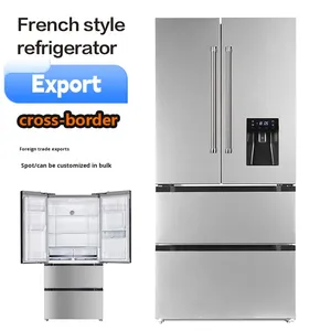 Réfrigérateur électronique silencieux à porte française multi-portes, à froid ventilé, sans givre, grande capacité 510L, pour l'exportation et le commerce extérieur - Product Image 2