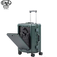Nouvelle valise de voyage légère et durable en PC, avec roulettes, motif dessin animé, approuvée par les compagnies aériennes, pour voyages d'affaires, avec serrure TSA