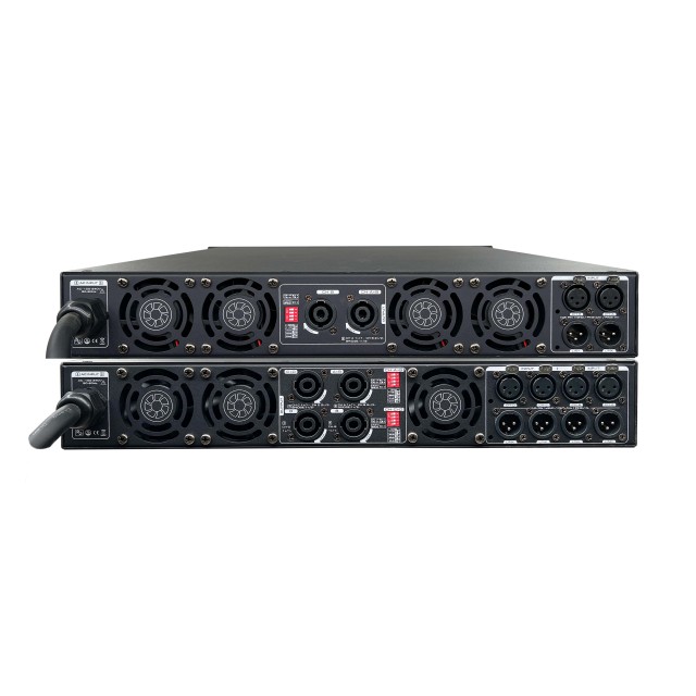 Professional Sound System DJ High Power Amplifier 1.5U Class D Line Array Speakers Amplifier 2x1600W 8ohm Good Sound Quality