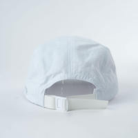 Casquettes de course unisexes en nylon respirant à séchage rapide avec logo imprimé réfléchissant, personnalisation, visière incurvée, casquette de camping 5 panneaux pour l'extérieur
