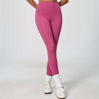 Leggings de yoga taille haute pour femmes, sans couture, de compression et push-up, pour le sport