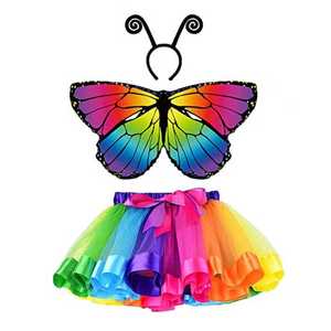 Certificación <span class=keywords><strong>de</strong></span> calidad mariposa abejas <span class=keywords><strong>mariquita</strong></span> tutú Halloween diadema cumpleaños falda - Product Image 3