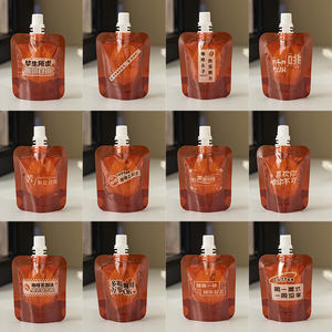 Wegwerp voedselveilige koffie-liquide sachets, verpakkingen voor koude dranken, tuitzakken, perensiroop, honing, squeeze-jelly, modderzakken - Product Image 6