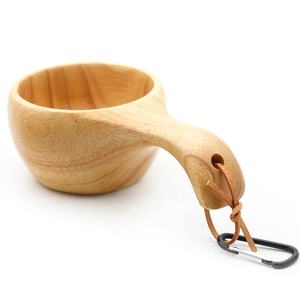 Tasse à boire en bois artisanale Kuksa, ancienne Laplande <span class=keywords><strong>Finlande</strong></span>, directement de l'usine, pour le camping, équipement de plein air - Product Image 2