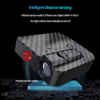 Lumière de projection laser sans fil HD 3D LED pour porte de voiture Lumière universelle modifiée sans câblage Logo personnalisé Lumière de bienvenue