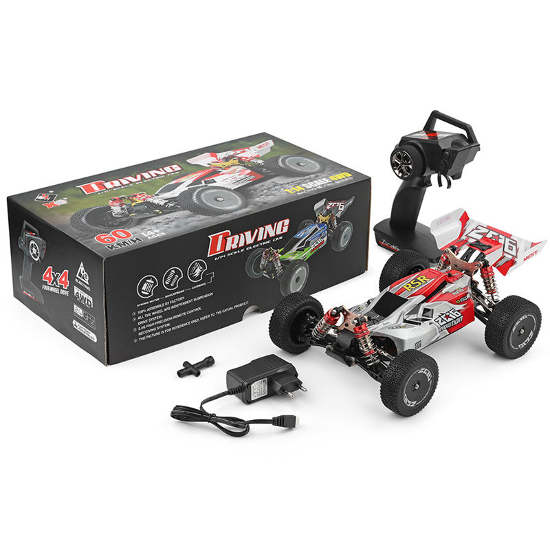 Hot WLtoys 144001 1/14 Racing RC Car 60KM/H 4WD Electric High Speed Car  Off-Road Drift Remote Control Toys for Children