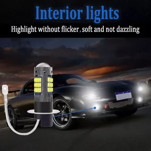 Đèn Sương Mù Led Cho Ô Tô Bóng Đèn Led H1 H3 H4 H7 2016 42SMD Đèn Chạy Ban Ngày Drl Đèn Sương Mù Tín Hiệu Rẽ Tự Làm Tạo Kiểu Xe Hơi - Product Image 6