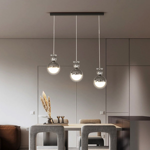 Modern Nordic Style Three-<b>Light</b> Iron <b>Dining</b> Room Pendant Luxury Minimalist Bar Pendant Unique Simple Chandeliers SM-D8295 - Product Image 4