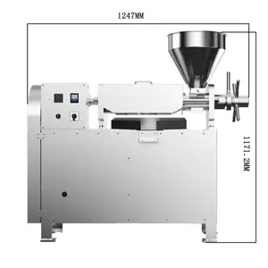 Certification CE machine de fabrication d'huile de cuisson tournesol arachide petite presse à huile machine à vis presseur d'huile à vendre