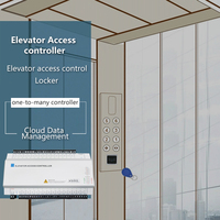 Sistema de Control de Acceso por Tarjeta de Proximidad RFID TCP/IP Inteligente CR-L32N para 32 Pisos, Panel de Control de Acceso de Seguridad para Elevador TCP/IP