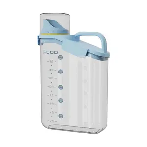 Neue Küche luftdicht Reis trockenfutter-Speicherbehälter, BPA-freier versiegelter Plastik-Halter-Kartuschen-Dispenser mit Gusspout