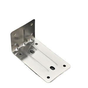 Soportes de esquina de acero inoxidable, soportes de estante en ángulo recto de 90 grados para gabinetes, muebles de baño, soporte de metal duradero - Product Image 4