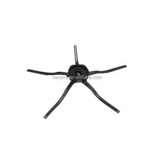 แปรงข้างสีดำ 5 แฉก สำหรับหุ่นยนต์ดูดฝุ่น <span class=keywords><strong>Xiaomi</strong></span> <span class=keywords><strong>Mi</strong></span> Robot Vacuum รุ่นแรก <span class=keywords><strong>Roborock</strong></span> S50 S51 S55 S5 Max E35 T4 T6 อะไหล่แปรงข้าง - Product Image 2